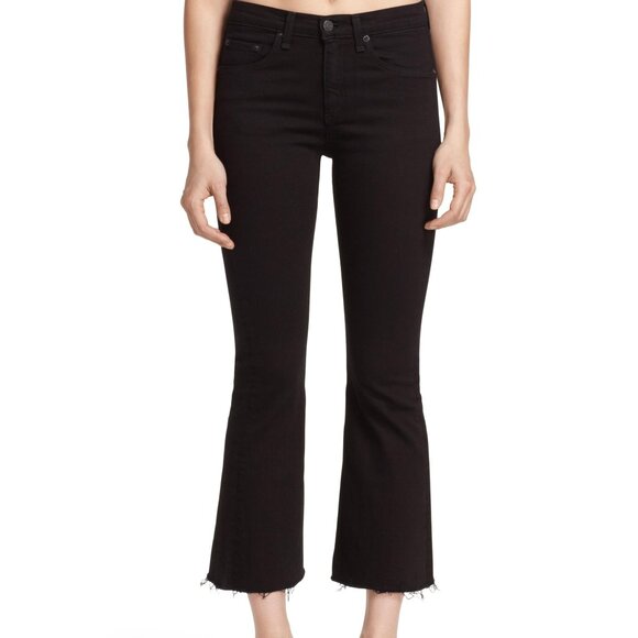 Rag & Bone Cropped Flare Denim - Picture 1 of 5